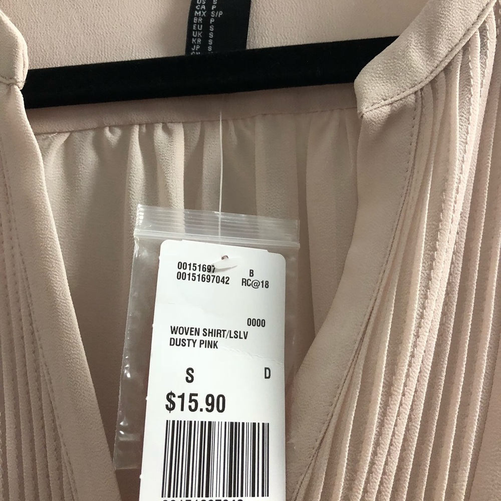 Blouse top 👚 beige - Picture 3 of 6